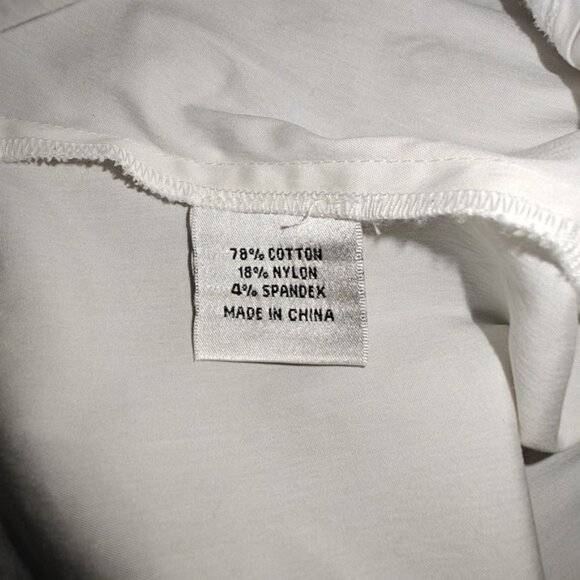 Emanuel Ungaro Women's White Pintuck Long Sleeve Button Down Shirt Size 6 - Picture 12 of 13